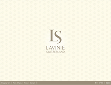 Tablet Screenshot of lavinie.com